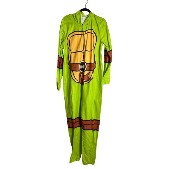 TEENAGE MUTANT NINJA TURTLES Costume Onsie NWT Size M Extra Masks - Picture 1 of 8